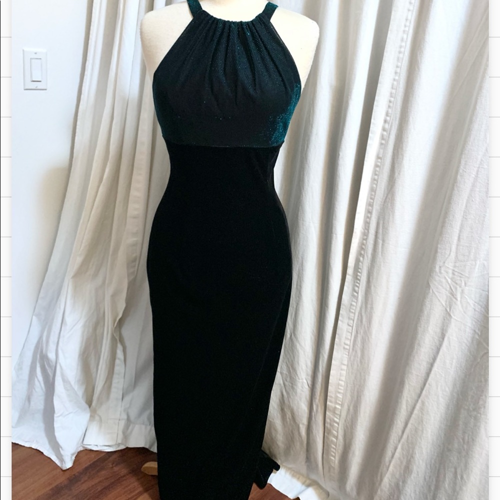 Vtg Jessica McClintock Gunne Sax G 7/8 Spaghetti